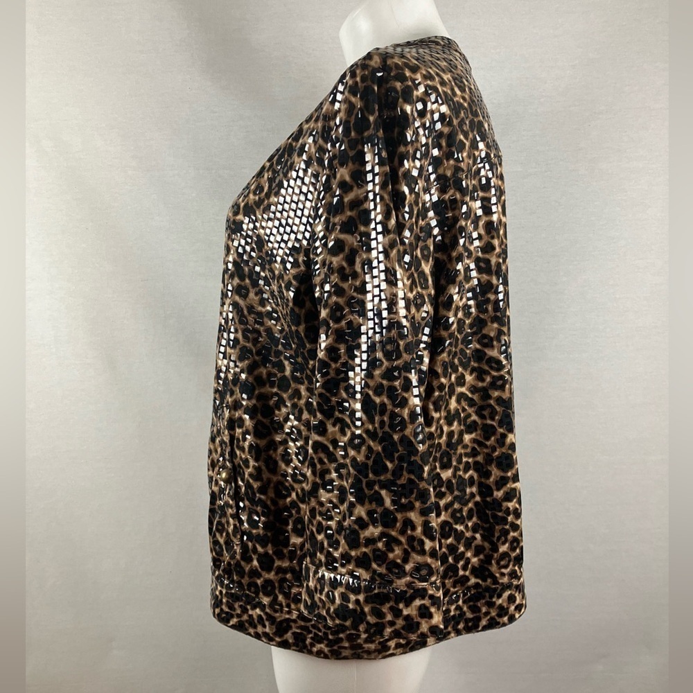 Ruby Rd Animal Print Jacket - Picture 2 of 8